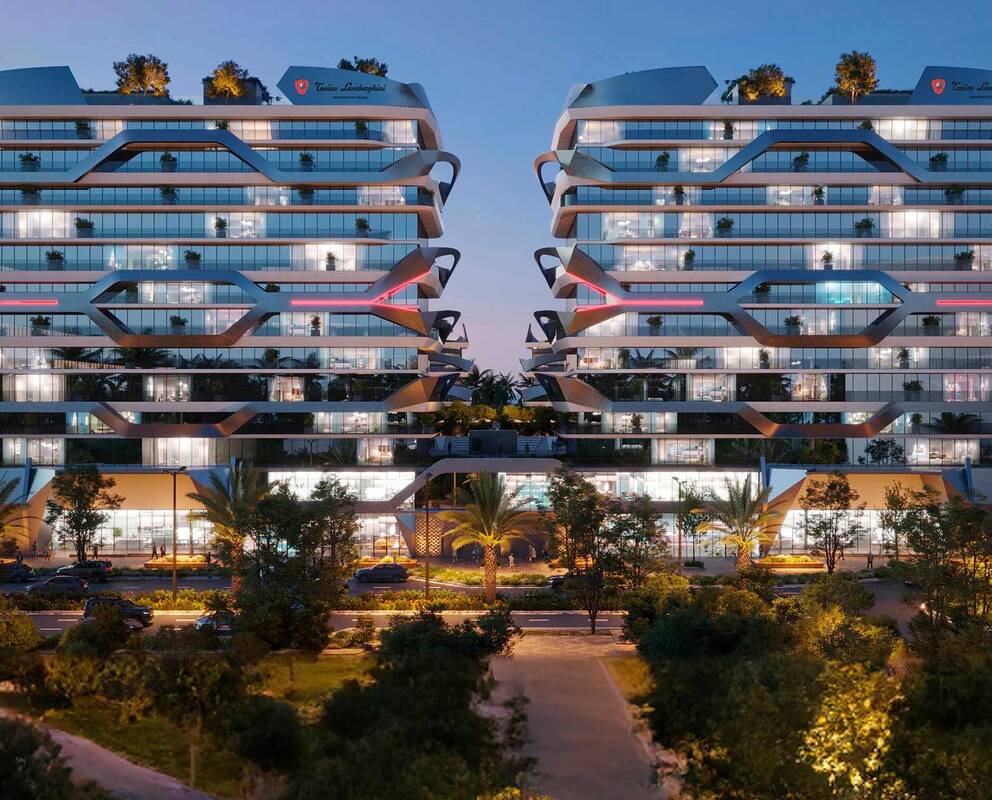 Tonino Lamborghini Residences Dubai exterior